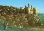 Dragon Meet - A dragon meets with his human neighbors, from The Book of the Dragon by artist Ciruelo.