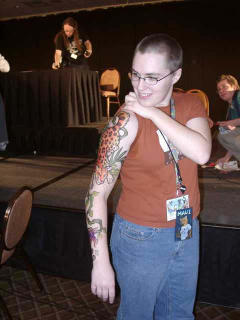 Iron Artist 4 - Ocelot's creation (drawn on Maui) was one of the winners. (FC2003)