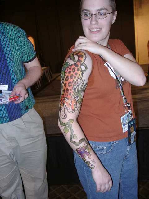 Iron Artist 5 - Another shot of the winning tattoo. (FC2003)