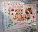 Iron Artist Cute Valentine Cake - First-place winning cake in the Iron Artist competition, by Marcy McAdams. (FC2002)
