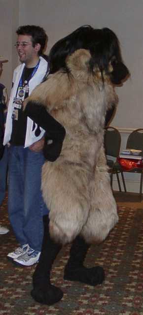 Napier - This one was dancing at the Sunday "Dead Dog Party". (FC2002)