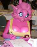 Roxikat - You know a fursuit is done well when the wearer can actually work on sketchbooks while wearing it! (FC2002)