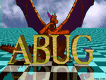 BoingABUG - Rendered red-scaled dragon done for the Amiga Butte Users Group. Rendered with Imagine, 1991 