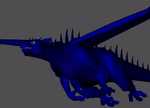 Dragon Model 3.0b - An early version of my 3rd generation dragon model. Imagine, 1997
