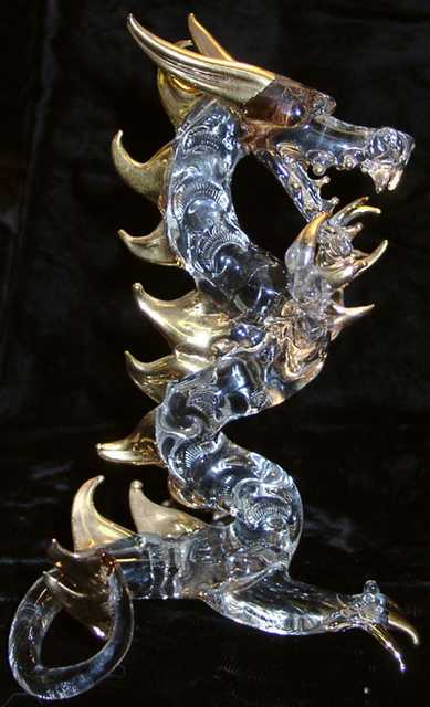 Hawaii #2 - The gold gilt is nice, but the glass really glows. (Side View)
