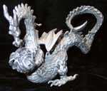 Scrying Dragon - Gaze into the crystal ball. One of my first dragons.

