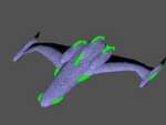 Just an alien ship I threw together, using a sort of organic skin. Dubbed FarStar