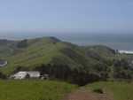 Looking down on Shelldance, the orchid nursery at the trailhead.
