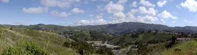 
Panoramic view of part of Park Pacifica taken from above Terra Nova High School.
