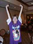 Babs, hopped up on Mountain Dew and Pixie Stix. (FC2003)