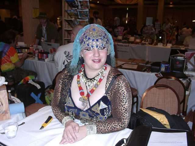 Davina in full costume. (FC2003)