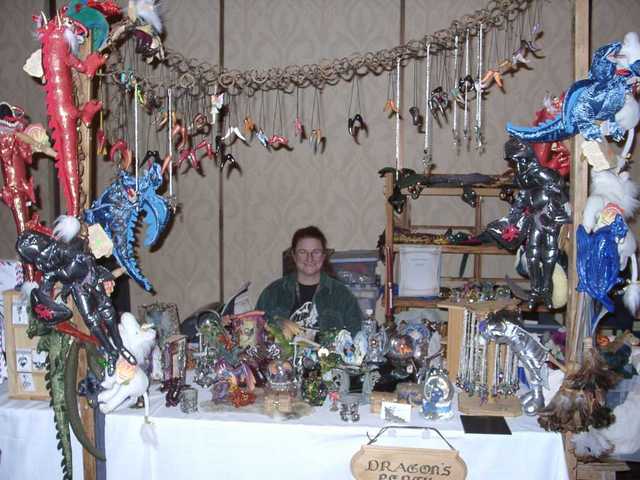 Dragon's Perch booth, because they have lots of cool dragons! (FC2003)