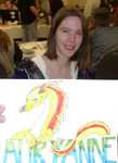 Auryanne. I'm holding that picture up to hide her lunch.
 (FC2002)