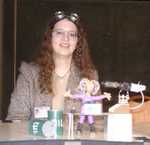 A less candid pic of Samantha at the animation panel. (FC2004)