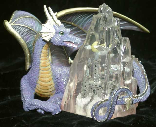 Dragon's City - Some dragons collect treasure, some collect maidens, and so on - but this one collects cities under-glass.