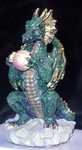 Little Boing - It's a little dragon holding a ball! It's not a checkered ball, but still a pretty neat coincidence!
